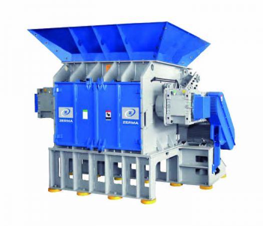 Мощные шредеры ZERMA (Зерма) ZTS/ZTTS для автомобильных покрышек без толкателя